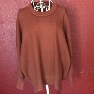 Knit sweatshirt